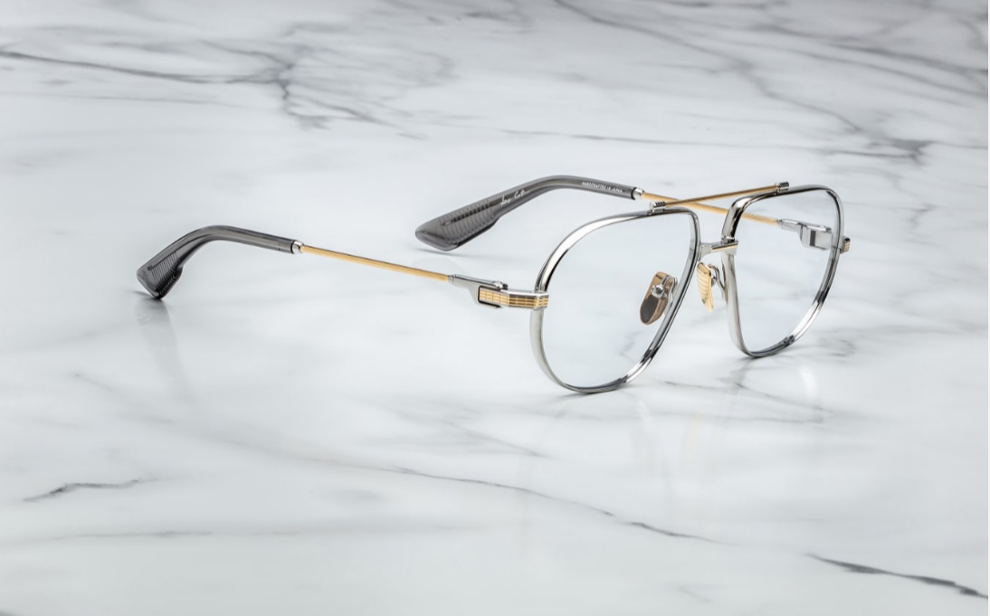 Optical Frame Model Hollywood in color Ash in collaboration with Georges Cortina for Jacques Marie Mage