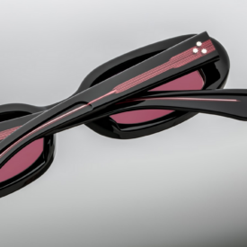 Sunglasses Model Besset In Color Saber with Crimson Lenses from Jacques Marie Mage