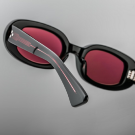 Sunglasses Model Besset In Color Saber with Crimson Lenses from Jacques Marie Mage