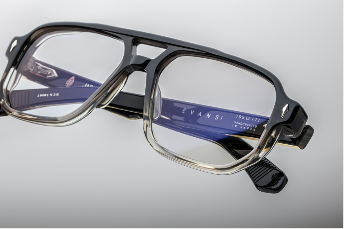 Optical Frame Model Evans in Black Fade from Jacques Marie Mage