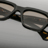 Sunglasses Model Fellini in Noir 9 with Taupe Lenses from JAcques Marie Mage