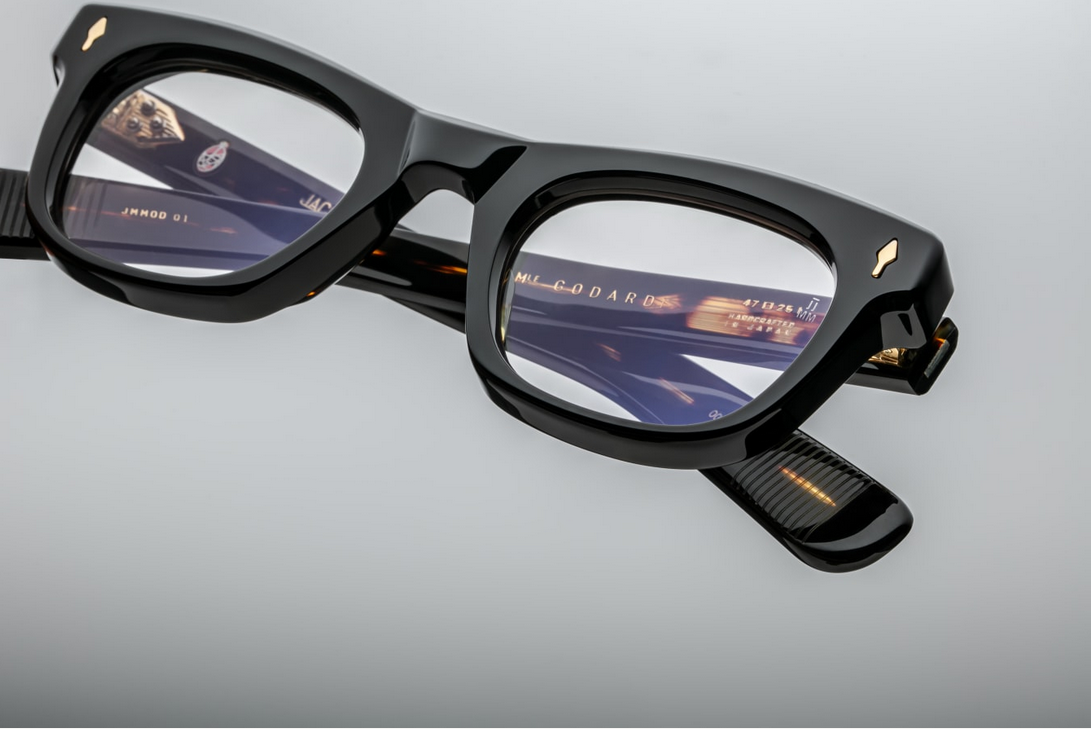 Optical Frame Model Godard in Color Noir from Jacques Marie Mage