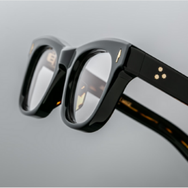 Optical Frame Model Godard in Color Noir from Jacques Marie Mage