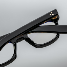 Optical Frame Model Godard in Color Noir from Jacques Marie Mage