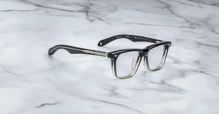 Optical Frame Model Mantua in Color Black Fade From Jacques Marie Mage