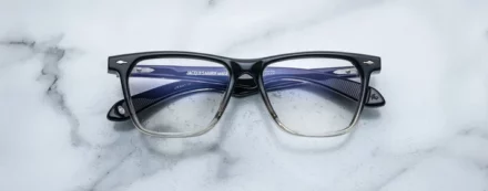 Optical Frame Model Mantua in Color Black Fade From Jacques Marie Mage