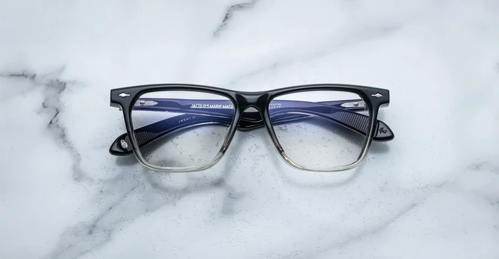 Optical Frame Model Mantua in Color Black Fade From Jacques Marie Mage