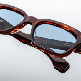 Sunglasses Model Molino 55 in Color Breccia with Prussian Blue lenses from Jacques Marie Mage