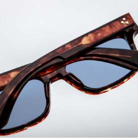 Sunglasses Model Molino 55 in Color Breccia with Prussian Blue lenses from Jacques Marie Mage