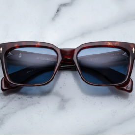 Sunglasses Model Molino 55 in Color Breccia with Prussian Blue lenses from Jacques Marie Mage