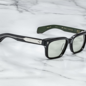 Sunglasses Model Molino 55 in Color Cobra with Light Bottle Green lenses from Jacques Marie Mage