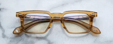 Optical frame Model Moscova in color Ocre from Jacques Marie Mage