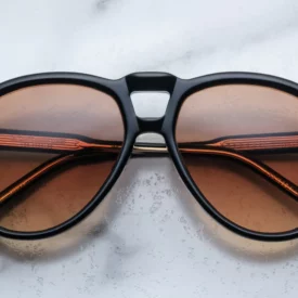 Sunglasses Model Valkyrie in Color Beluga with Dark bronze Gradient lenses from Jacques Marie Mage