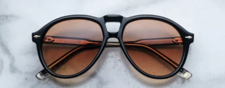 Sunglasses Model Valkyrie in Color Beluga with Dark bronze Gradient lenses from Jacques Marie Mage