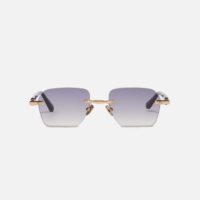 Sunglasses Model Dwayne in Color Antique Gold with Grey Gradient lenses from John Dalia