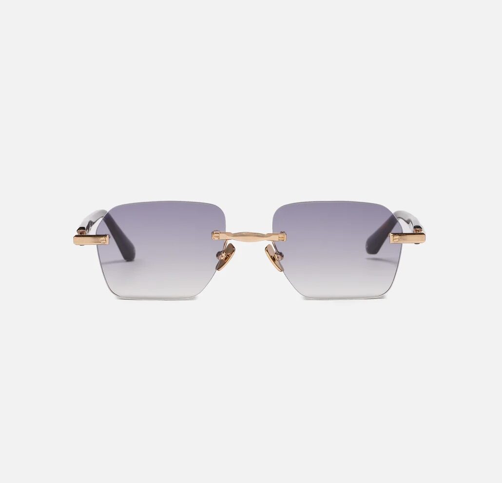 Sunglasses Model Dwayne in Color Antique Gold with Grey Gradient lenses from John Dalia