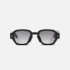 Sunglasses Model Project 2 in Color Shiny Black with Grey Gradient lenses from John Dalia