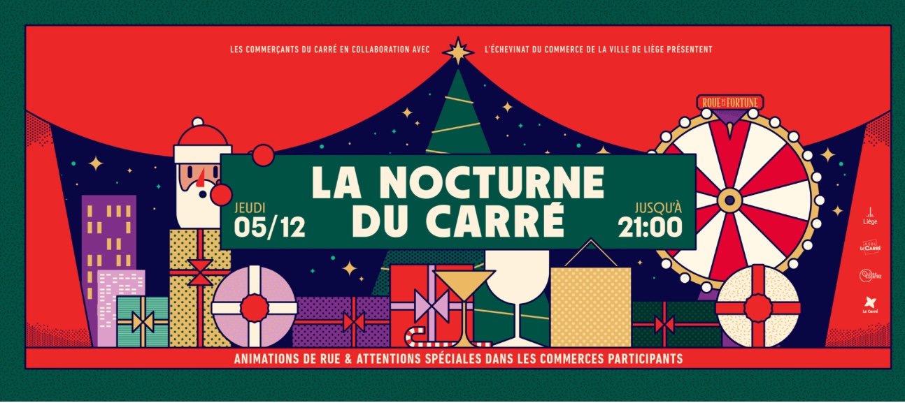 Nocturne du carré le 5/12 au Bar à Lunettes. New collections - 10 à 20% sur une selection de solaires