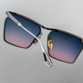 Sunglasses Model Bresson in Black with Dark Sunset lenses