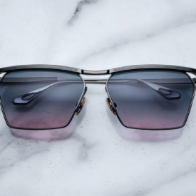 Sunglasses Model Bresson in Black with Dark Sunset lenses