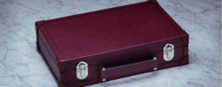 Eyewear Briefcase in Burgundy from