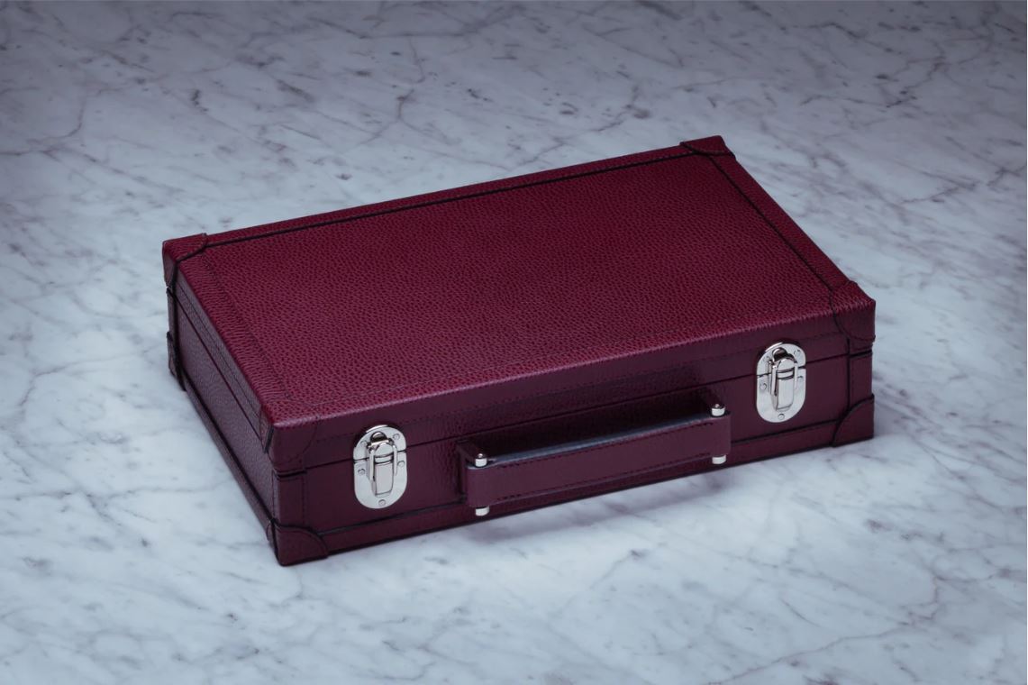 Eyewear Briefcase in Burgundy from