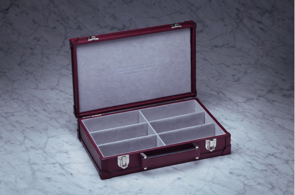 Eyewear Briefcase in Burgundy from