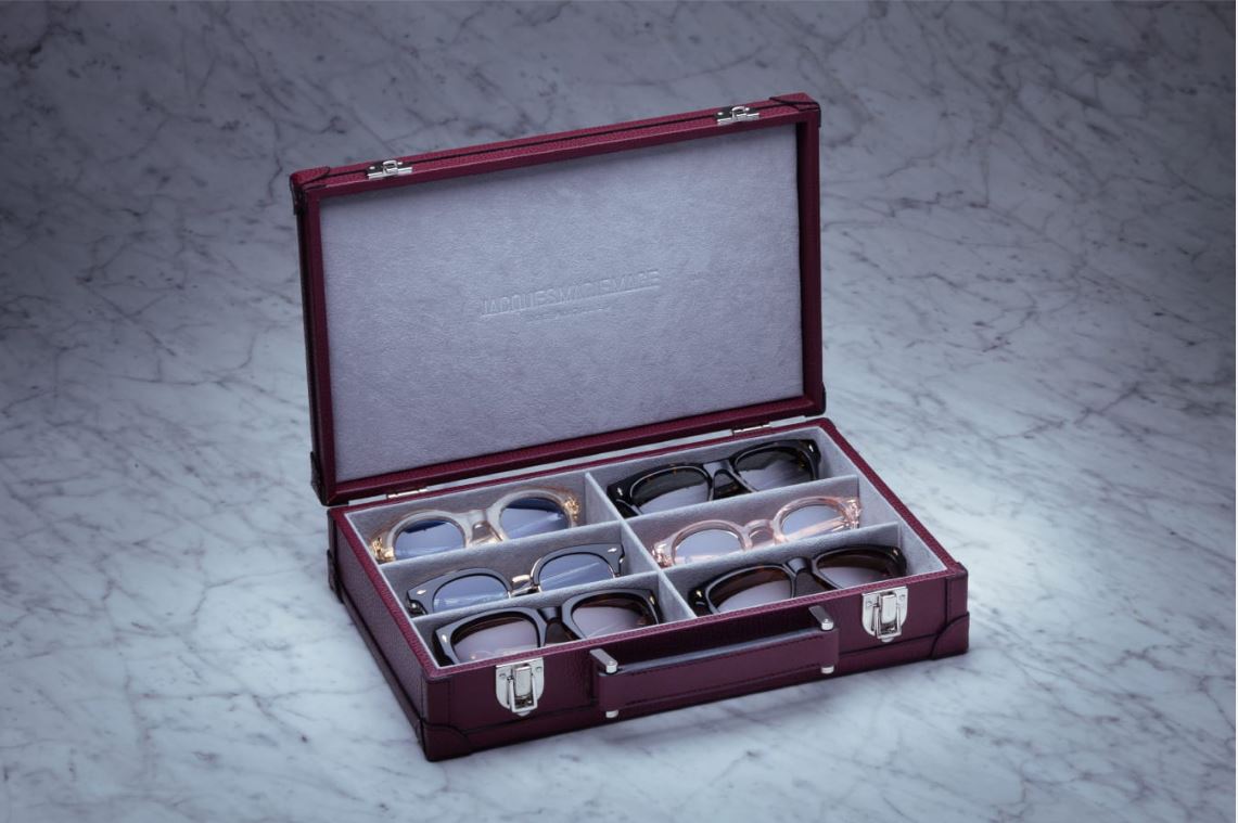 Eyewear Briefcase in Burgundy from