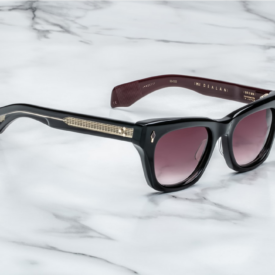 Sunglasses Model Dealan Epoxy in Color Charlet with Burgundy Gradient lenses from Jacques Marie Mage