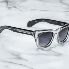 Sunglasses Model Dealan Epoxy in Color Gris with Jet Gradient lenses from Jacques Marie Mage