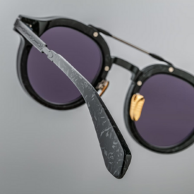 Sunglasses Model Delage in color Slate with Jet lenses from Jacques Marie Mage