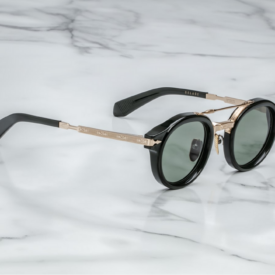 Sunglasses Model Delage in Color Viper with Pine lenses from Jacques Marie Mage