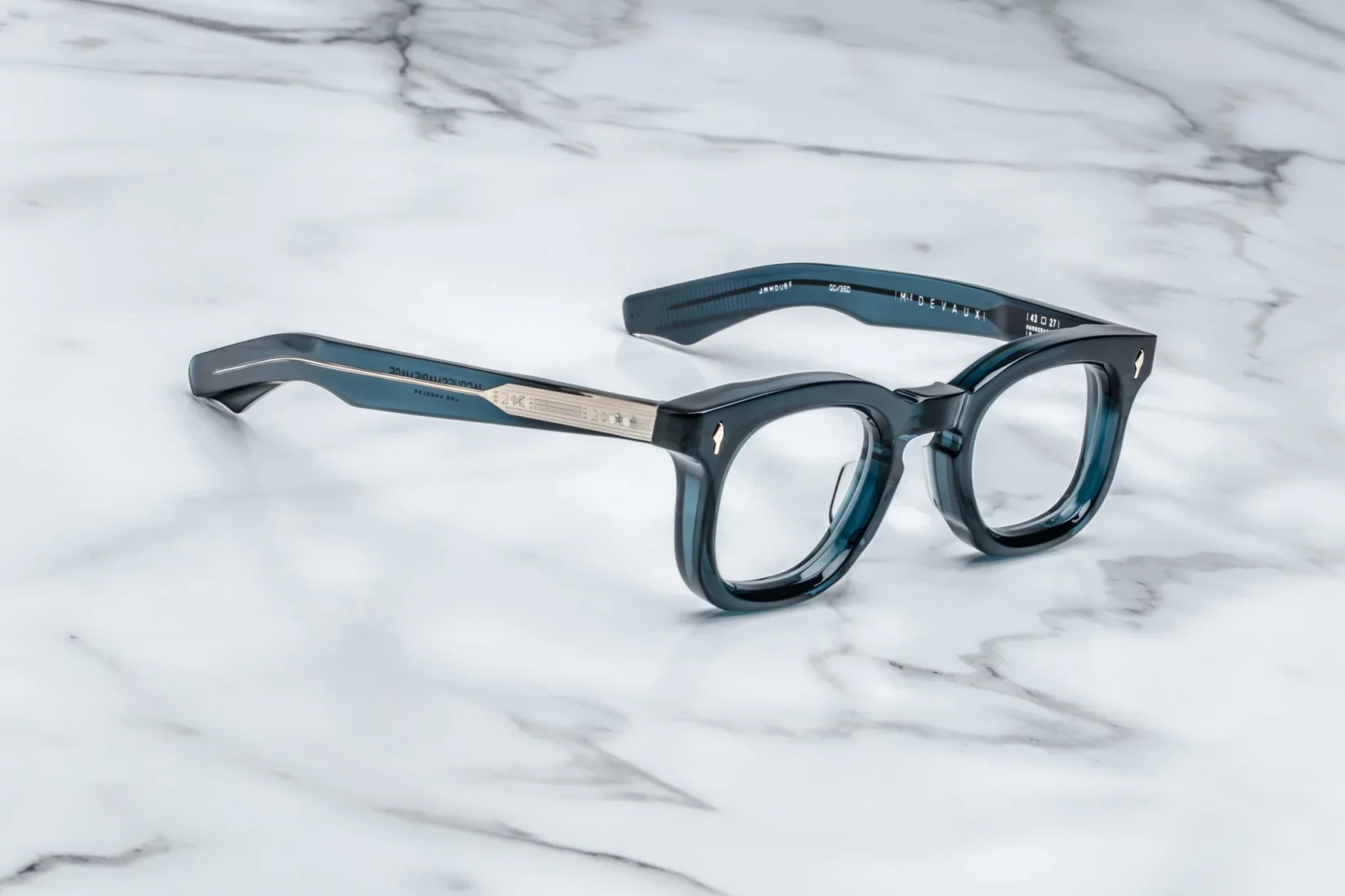 Optical Frame Model Devaux in color Indigo from Jacques Marie Mage