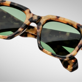 Sunglasses Model Enzo in color Gold Dust with Highland lenses from Jacques Marie Mage