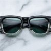 Sunglasses Model Heywood in Black Fade with Ivy lenses in collaboration with Stanley Kubrick for Jacques Marie Mage