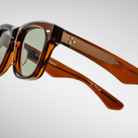 Sunglasses Model Heywood in color Hickory in collaboration with Stanley Kubrick for Jacques Marie Mage