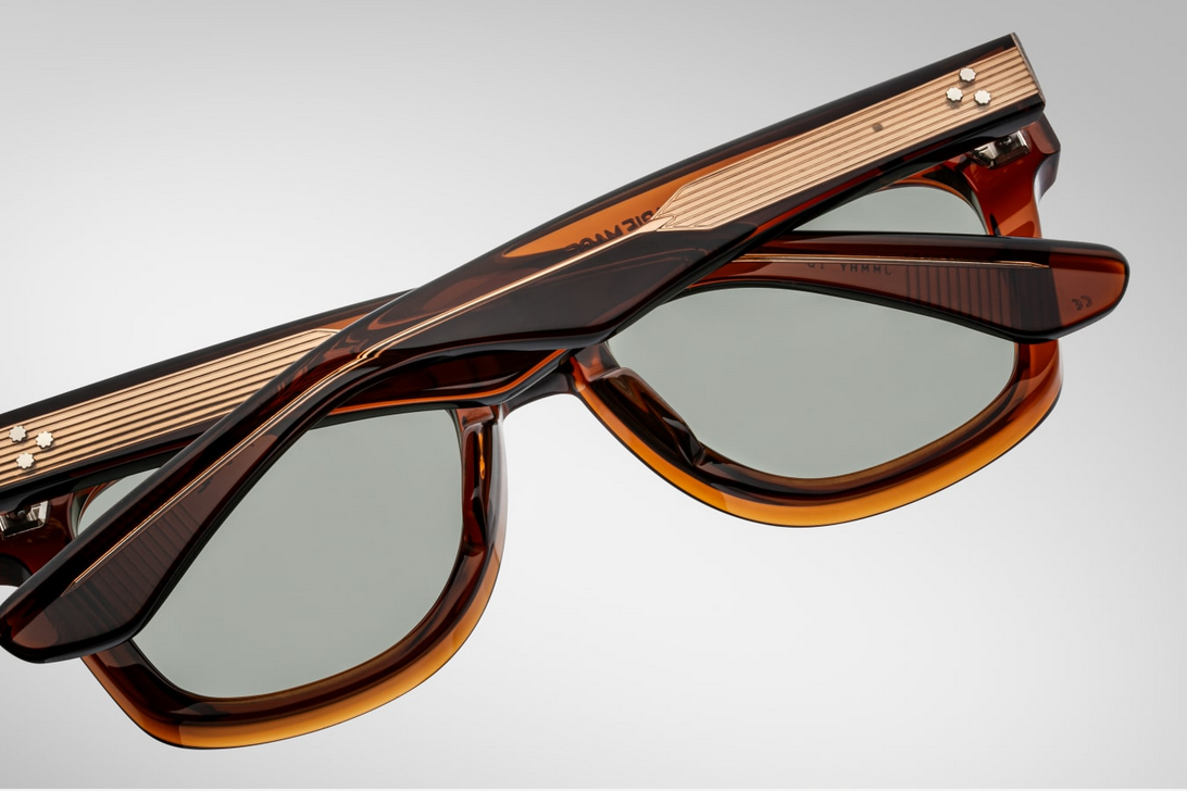 Sunglasses Model Heywood in color Hickory in collaboration with Stanley Kubrick for Jacques Marie Mage