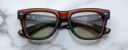 Sunglasses Model Heywood in color Hickory in collaboration with Stanley Kubrick for Jacques Marie Mage