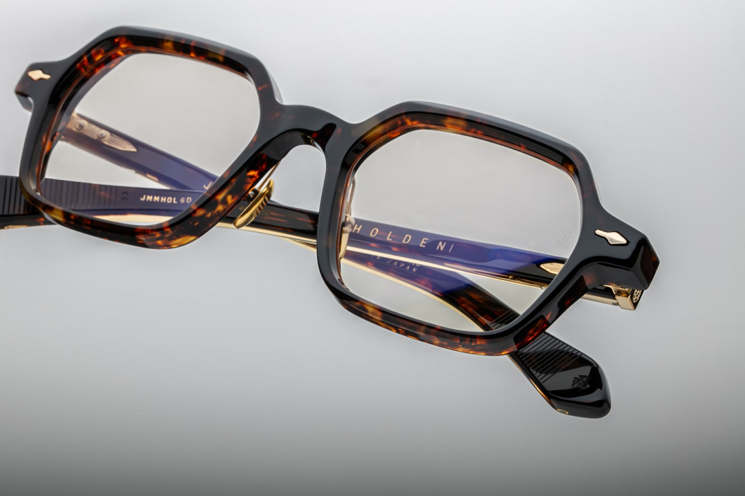 Optical Frame Model Holden in Color Agar with Superlight Bronze lenses from Jacques Marie Mage