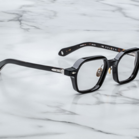 Optical Frame Model Holden in Color Noir with Superlight Grey lenses from Jacques Marie Mage