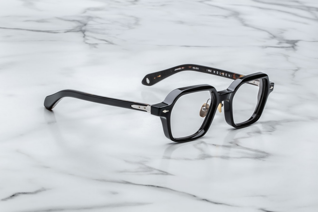 Optical Frame Model Holden in Color Noir with Superlight Grey lenses from Jacques Marie Mage