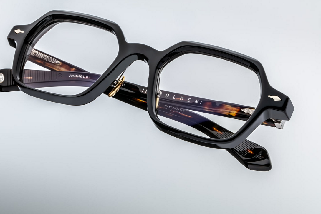 Optical Frame Model Holden in Color Noir with Superlight Grey lenses from Jacques Marie Mage