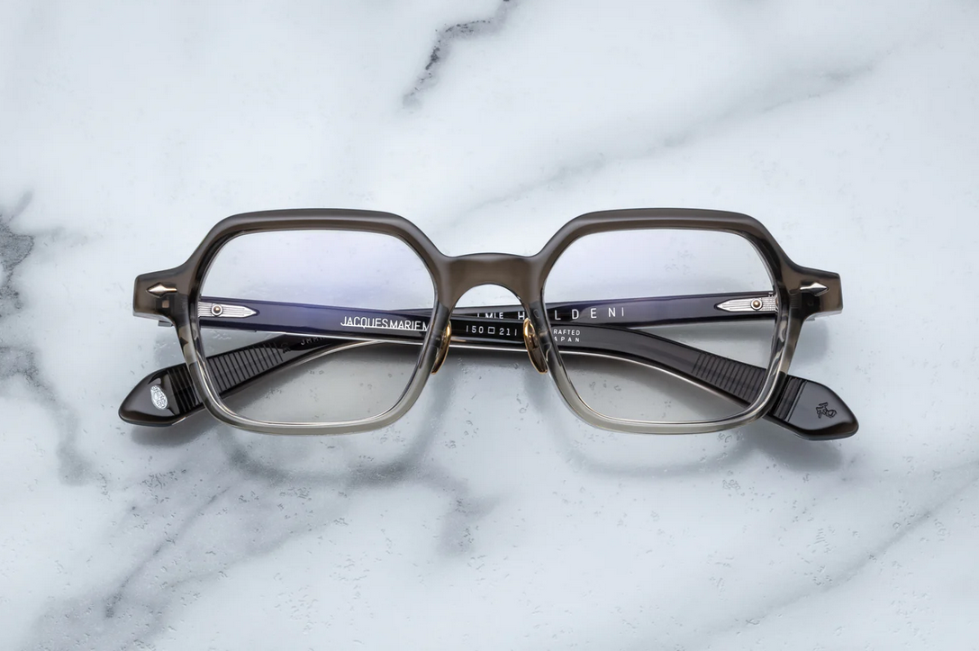 Optical Frame Model Holden in color Smoke Fade with Superlight Grey lenses from Jacques Marie Mage