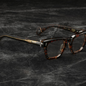 Optical Frame Model Rawlins in Color Beau with Superbronze Gradient lenses from the Last Frontier collection from Jacques Marie Mage