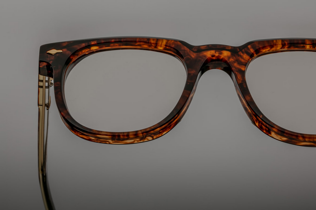 Optical Frame Model Stahler in Color Argyle with Superlight Brown lenses from Jacques Marie Mage