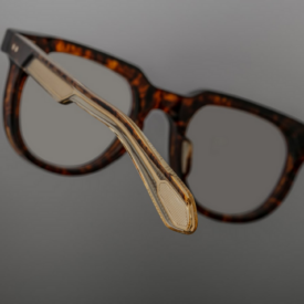 Optical Frame Model Stahler in Color Argyle with Superlight Brown lenses from Jacques Marie Mage