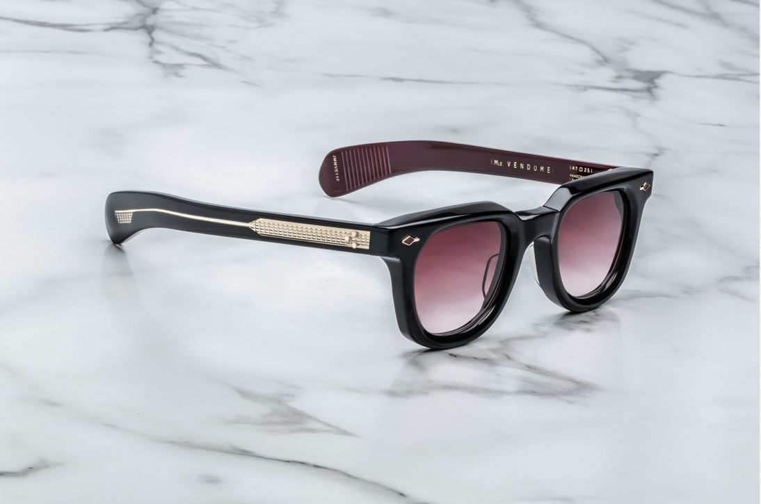 Sunglasses model Vendome Epoxy in color Charlet with Burgundy Gradient lenses from Jacques Marie Mage