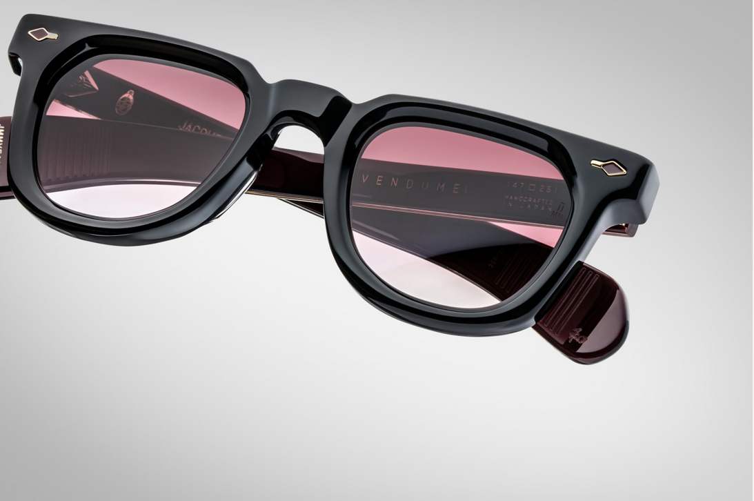 Sunglasses model Vendome Epoxy in color Charlet with Burgundy Gradient lenses from Jacques Marie Mage