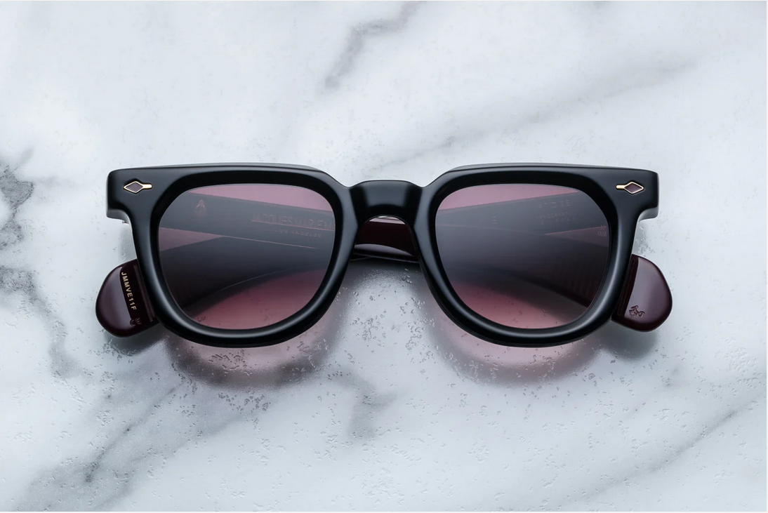 Sunglasses model Vendome Epoxy in color Charlet with Burgundy Gradient lenses from Jacques Marie Mage