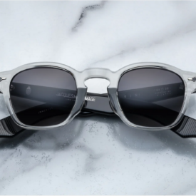 Sunglasses Model Zephirin Epoxy in Color Gris with Jet Gradient lenses from Jacques Marie Mage